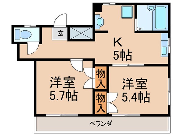 Ｍプラザ津田駅前七番館の物件間取画像